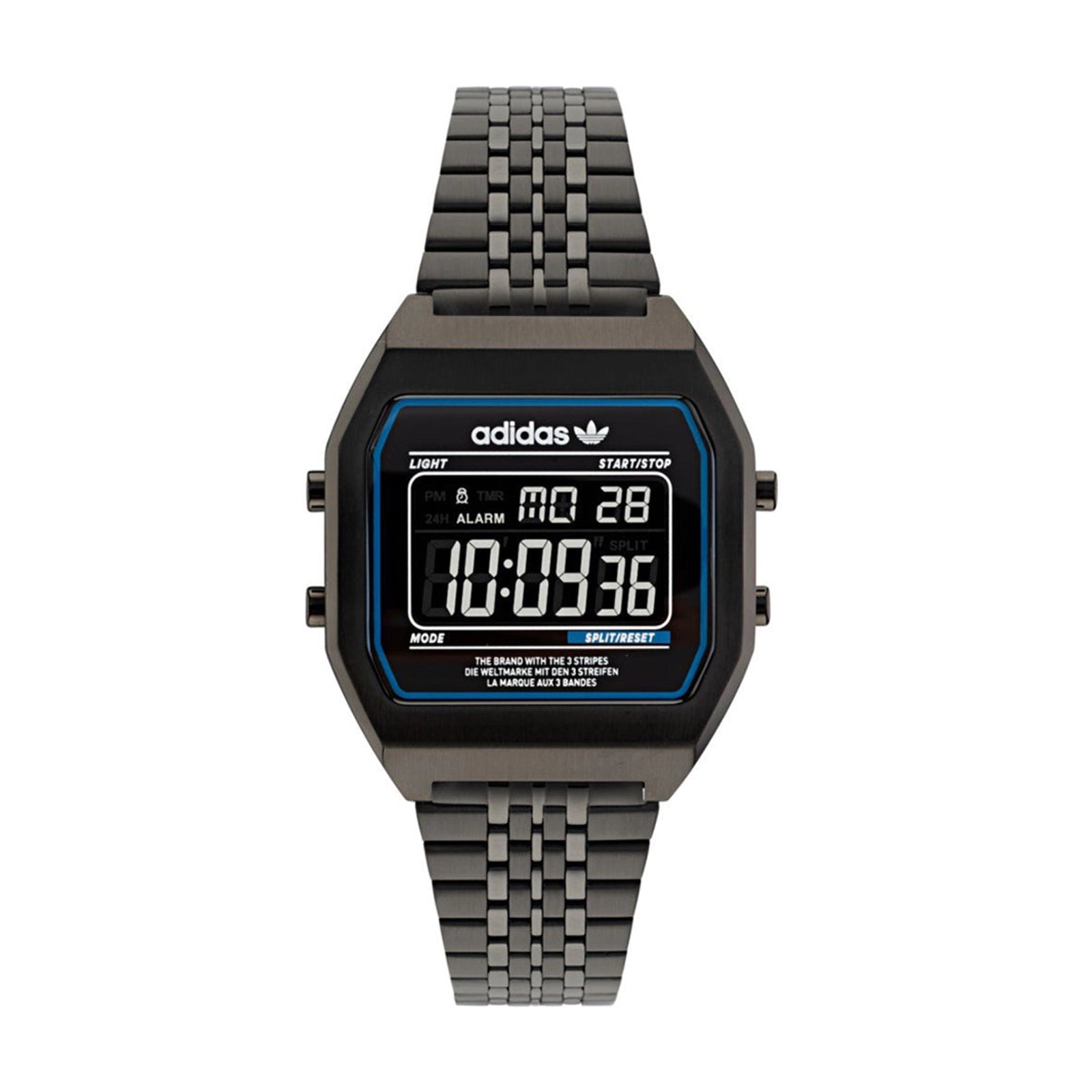 Adidas Street Digital Two AOST22073 Unisex Watch Chronograph - Adidas Street Digital Two AOST22073 Unisex Watch Chronograph