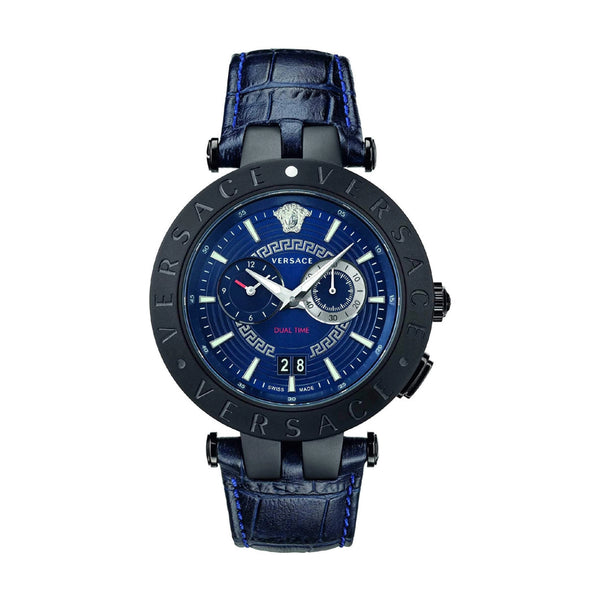 Versace VEBV00419 V-Race Mens Watch Dualtimer - Versace VEBV00419 V-Race Mens Watch Dualtimer